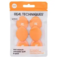 Real Techniques Mini Miracle Concealer Puff 6 pezzi — Applicatori makeup