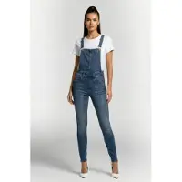 G-Star Lynn High Waist Skinny Overall Faded Neptune Blue Taglia: W31 | Tute Outlet | Donna | Blu