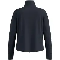 Odlo Women's Mid Layer 1/2 Zip Grid Fleece Giacca in pile Donna (XXS, nero/blu)