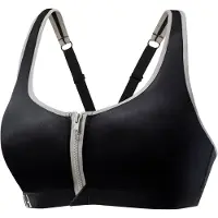 LASCANA Reggiseno sportivo grigio chiaro / nero