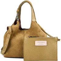 Coccinelle C-Easy Borsa a spalla Vera Pelle 21 cm marrone