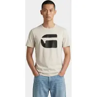 G-Star Logo Slim R T S/s Whitebait Taglia: S | Magliette basic Outlet | Uomo | Bianco