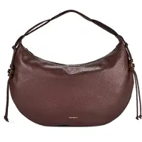 Coccinelle Thess Borsa a spalla Vera Pelle 45 cm rosso