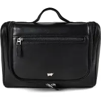Braun Büffel Golf 3.0 Borsa da toilette Vera Pelle 30 cm nero