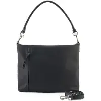 Fredsbruder Beyond Borsa a spalla Vera Pelle 33.5 cm nero