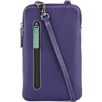 Mywalit Custodia per cellulare Vera Pelle 13 cm viola