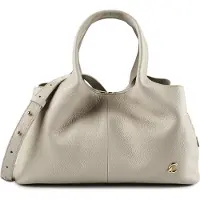 Coccinelle Nell Borsa a spalla Vera Pelle 32 cm beige