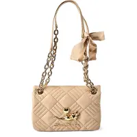 Love Moschino Frog Bag Borsa a spalla 22 cm grigio