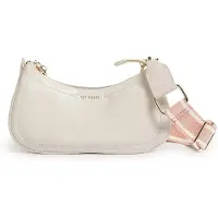 Ted Baker Laarna Borsa a spalla Vera Pelle 25 cm beige