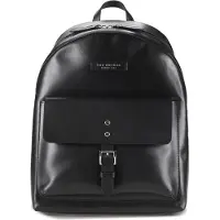 The bridge Lorenzo Daypack Vera Pelle 41 cm Vano porta PC nero