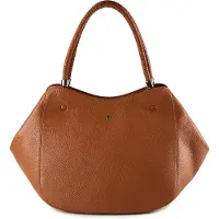 Etienne aigner Carré soft Borsa a spalla Vera Pelle 59.5 cm marrone