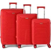 Benzi 5820 4 ruote Set di valigie 3 pezzi rosso