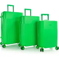 Heys HiLite 4 ruote Set di valigie 3 pezzi espandibile verde