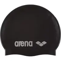 Arena Classic Silicone Cuffia da nuoto nero/grigio