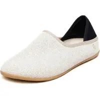 Gottstein Linen Slip-On Pantofole (45, bianco)