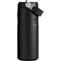 Stanley The AeroLight IceFlow Bottle Flip Straw 2.0 16oz, Black 10-12110-117 borraccia termica con tappo a scatto e cannuccia, 470 ml