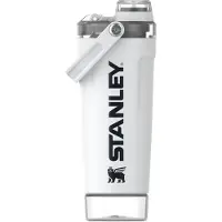 Stanley The Vitalize Shaker 20oz, Chalk 10-13007-023 shaker termico con base rimovibile, 590 ml