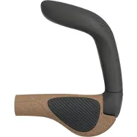 Ergon GP5 Evo Manubrio per bici (S, grigio)