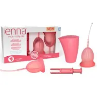 Enna Cycle Coppette mestruali 2 taglia M + applicatore — Coppetta mestruale