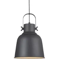 Nordlux Lampada a sospensione Adrian in nero, Ø 25cm