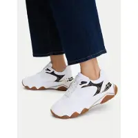 GUESS per donna. FLTMZZELE12 Sneakers Mazzy bianco (36), 1 a 3 cm, Stringhe, Casual, Poliestere