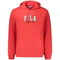 FILA Rifredi Regular Graphic Hoodie True Red Taglia: L | Felpe con cappuccio Outlet | Uomo | Rosso