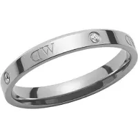Daniel Wellington Anello acciaio con cristalli Classic Lumine DW0040023 circuito 68 mm — Anello