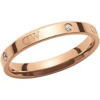 Daniel Wellington Anello bronzo con cristalli Classic Lumine DW004002 circuito 68 mm — Anello