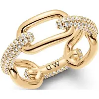 Daniel Wellington Anello Cristallo Dorato 56 mm — Anello