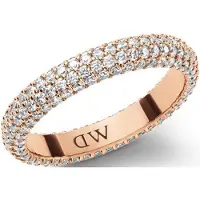 Daniel Wellington Anello Bronzo Pavé 54 mm — Anello