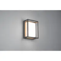 TRIO Lighting Applique da esterno a LED Witham, IP54, CCT, antracite