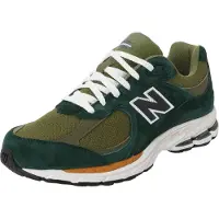 New Balance unisex. U2002RV1_LI Sneakers in pelle verde modello 2002R (38.5), Basso, Camoscio, Stringhe, Casual