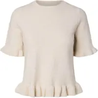 Pieces Top A Maglia | Beige | XXL