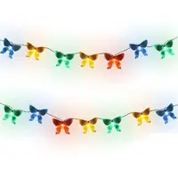 Salcar Lampada da giardino 10 m, 50 LED, luci solari, ghirlanda luminosa per interni ed esterni, ghirlanda luminosa solare, lampade da giardino a LED, decorazioni solari per feste in giardino