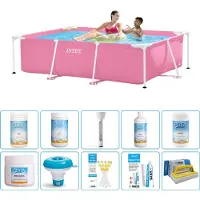 Intex Piscina fuori terra rettangolare - 220x150x60 cm - 11 pezzi - Modello S43236