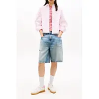 Tommy Hilfiger Relaxed Fit Cropped Poplin Shirt Pearly Pink Taglia: M | Magliette intime Outlet | Donna | Rosa