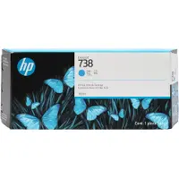 HP Cartuccia stampante 738 (676M6A) - Ciano Alta capacità