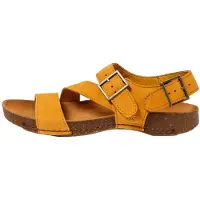 Art unisex. 109997F50003_024 Sandali in pelle 0999 I Breathe giallo (45), Basso, Fibbia, Casual