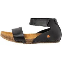 Art per donna. 103823010003_001 Sandali in pelle 0382 Creta nero (36), Basso, Velcro, Casual