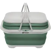Outwell Collaps Washing Base With Handle & Lid Set stoviglie verde