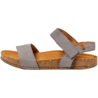 El naturalista unisex. 257901250005_0B0 Sandali in pelle blu grigiastro Balance N5790 (44), Basso, 1 a 3 cm, Velcro, Casual