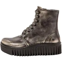 Art per donna. 1151713EH003_001 1517 Stivali in pelle grigia Brighton (36), 3 a 5cm, Cerniera, Casual, Grigio