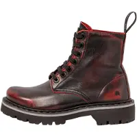 Art unisex. 1116616F4003_008 Stivali in pelle 1166 Marina Granato (36), Basso, Stringhe, Casual, Granata