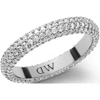 Daniel Wellington Anello Acciaio Cristalli Pavé 70 mm — Anello