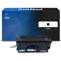 PrintAbout Toner compatibile HP 80X (CF280X) - Nero Alta capacità