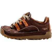Art unisex. 105901112303_012 Sneakers in pelle 0590 Skyline marrone (43), 1 a 3 cm, Stringhe, Casual