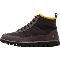 Art per uomo. 115851101003_001 Sneakers con stivale 1585 Ontario nere (42), Pelle, Nero, Basso, Nubuck, Stringhe, Casual