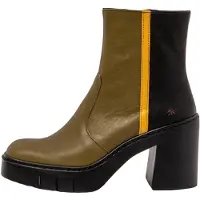 Art per donna. 1197411VJ003_0MU Stivaletti in pelle nappa multicolore del 1974 - altezza tacco: 9 cm (42), 8 a 10cm, Cerniera, Casual