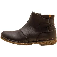 El naturalista per donna. 2N9171010005_001 N917 Stivaletto in pelle Angkor nero (36), 1 a 3 cm, Cerniera, Casual, Grigio