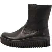 Art per donna. 115311201003_001 Stivaletti in pelle 1531 Brighton neri (40), Nero, 3 a 5cm, Stringhe, Cerniera, Casual
